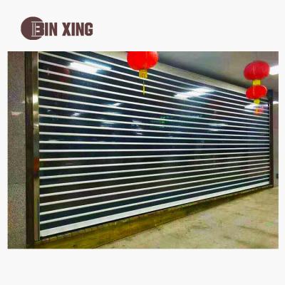 China Anti-theft Crystal Roll Up Shutter Door for sale