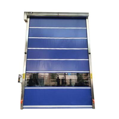 China Windproof Automatic Plastic High Speed ​​Fabric Rolling Shutter Doors for sale