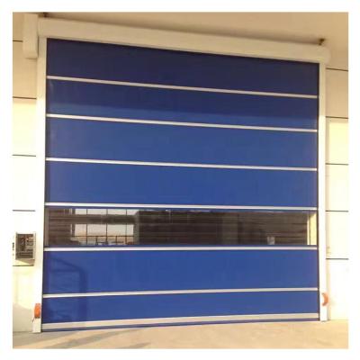 China Windproof Automatic Plastic High Speed ​​Fabric Rolling Shutter Doors for sale