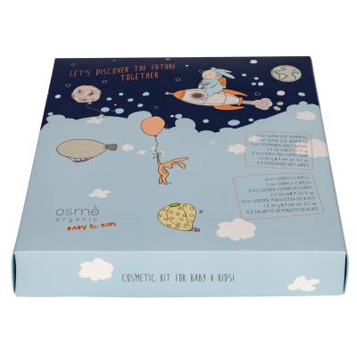 China Disposable Flat Folding Cardboard Gift Box Packaging Custom Printing Party Cartoon Paper Box for sale