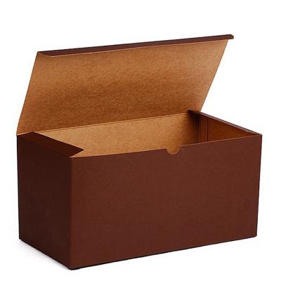 China OEM CMYK Printing Disposable Kraft Paper Corrugated Box For Logistics Express Shipping for sale