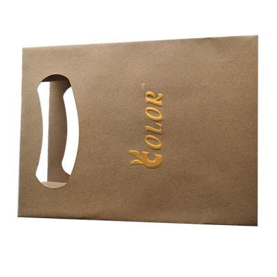 China Recyclable Private Label Handle Bag Custom Die Cut Paper Shopping Bags With Kraft Paper Bag for sale