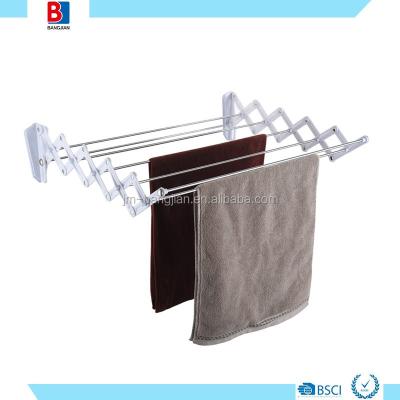 China Folding 7M BALCONY ABS Chromed WALL MOUNT ACCORDION TOWEL HOLDER for sale