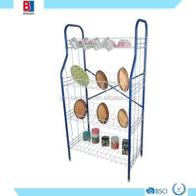 China 4 ROW SUSTAINABLE STEEL PLATE RACK for sale