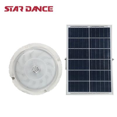 China ABS Ip66 Smart Waterproof Motion Sensor 50w 100w 200w LED Remote Control Solar Ceiling Light for sale