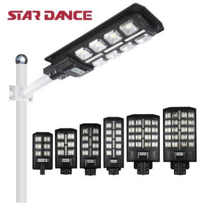 China Outdoor ROAD ABS Track Road Light 50w 100w 150w 200w 300w 400w All in One LED Solar Street Light for sale