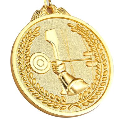 China Wholesale custom zinc alloy brass shooting sport medal for competition for sale