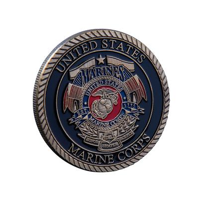 China U.S. Marine corps commemorative coin devil dog gold coin military metal commemorative coin for sale