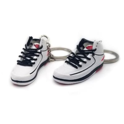 China wholesale bulk white sneaker air force 3d true shoes key ring keychain for sale