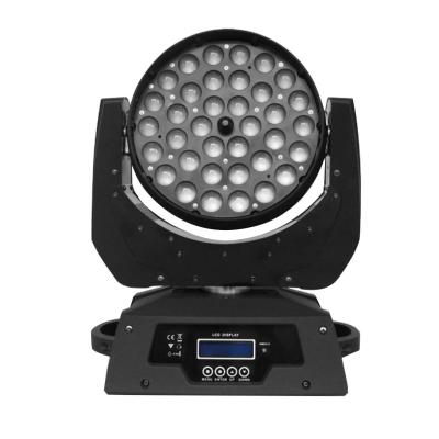 China High Brightness Shine Zoom 36pcs*10w RGBW Led Zoom Moving Head Stage Light For Nightclub DJ Disco Bar for sale