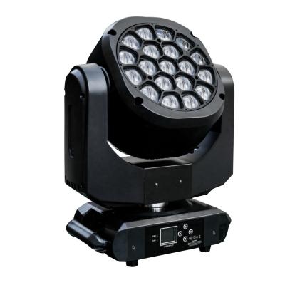 China High Brightness LED Beam Head Light 19pcs*15w RGBW 4in1 LED Moving Bee Eye Wash Lights for sale