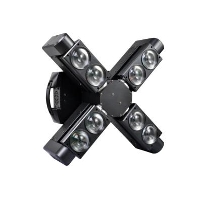 China Pub / Event Stage Bar Wedding RGBW Stage Effect Light Eight LED Eyes Weinas Full Color Christmas 2020 Moving Head 8pcs*12W for sale