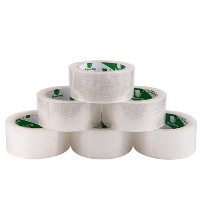 China Bopp eco-friendly material waterproof Gray Sticky Adhesive Tape Roll with Mini Package Packing Transparent Full Color Printing Tape for sale