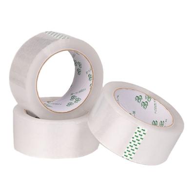 China Industrial Grade Waterproof White Color Factory Clear Bopp Polypropylene Rolling Scotch Tape Packing Clear Manual Adhesive Tape for sale