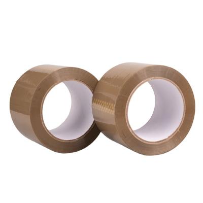 China Low Price Bopp Brown Color Waterproof Packaging Tape Clear Cardboard Cardboard Sealing Package Jumbo Roll Adhesive Tape for sale