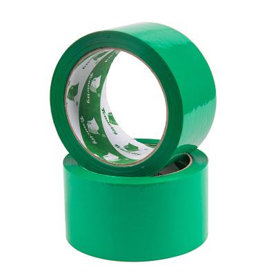 China Green Elephant Roll Packaging Sealing Tape Waterproof Custom Colored Bopp Colorful Office Sealing Boxes Shipping Strong Transfer Adhesive Tape for sale