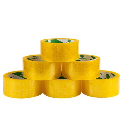 China China Hot Selling Waterproof Customized Color Tape Jumbo Roll Clear Lemon Yellow Super Strong Sticky Adhesive Tape for sale