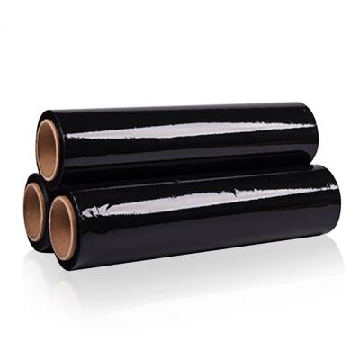 China New PE 2023 Stretch Film Jumbo Roll Polyethylene Plastic Lldpe Moving Packaging Self Adhesive Black Clear Pallet Boat Wrapping Film for sale