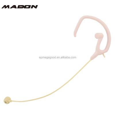 China Over Ear Microphone WH30 Earhook Earhook Headset Microphone Stereo Internal 3.5mm Safety Screw Jack Comfortable Skin Color Overhead Condenser Microphone for sale