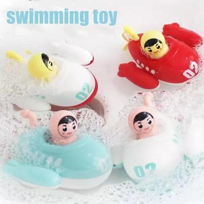 China Water Play Toy Baby Bath Toy Wind Toys Baby Water Play Equipment Bath Toys Cute Wind Up Chain Bathing Toys Bathroom Play Water Beach cogs for kids for sale