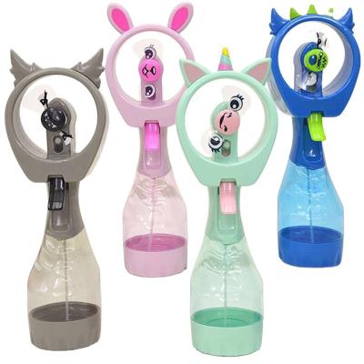 China Spray Water Amazon Hot Selling 2 In 1 Portable Electric Water Spray Fan Summer Cool Toys For Children for sale