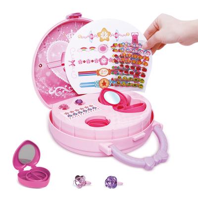 China New Arrival Girl's Toy Makeup Sets Toy DIY Manicure Beauty Set Pretend Toy For Girl 26*24*6.5cm for sale