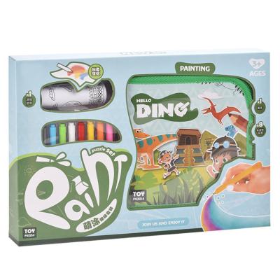 China Roller painting book set children's toys drawing toys color roller creative waterproof recycal early educational picture booking set for sale