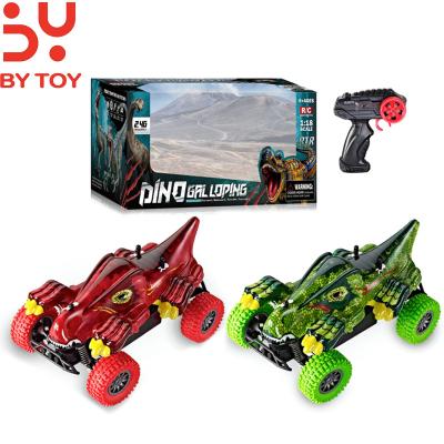 China 2.4G RC Hobby RC Car 1/18 Off-Road Remote Control Dinosaur 12Km/h 4WD High Speed ​​Crawler With Battery Kids Adults for sale