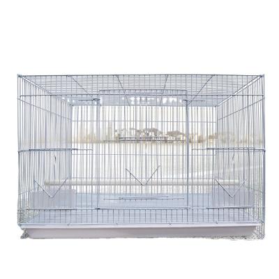 China Large 60*40*40cm Breathable Success Amazon Stainless Steel Pet Parakeet Cage Flight Perches Bird Cage for sale