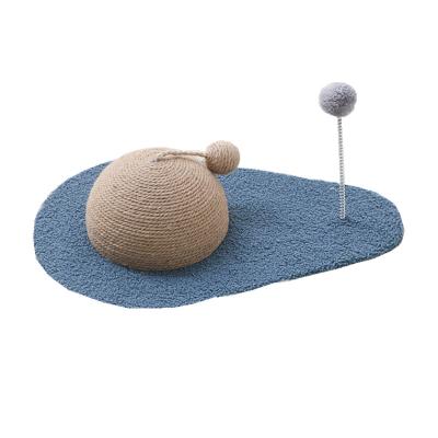 China Interactive Sisal Shape Cat Scratcher Cat Toys Avocado Cat Toys Paw Patrool Toy Stereoscopic Creative Viable Board Protection for sale