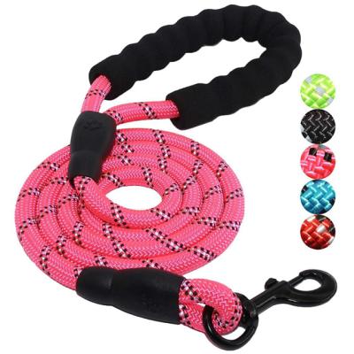 China Viable To Active Pets Strong Dog Rope With Soft Comfortable Padded Handle Dog Leash For Small Medium And Large Dogs for sale