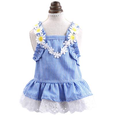 China Sustainable Cute Princess Skirt Spring Summer Pet Clothes For Small Medium Puppy Dogs Cats Dresses for sale