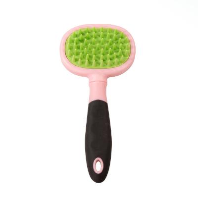 China Amazon Success Sustainable Cats And Dogs Cleaning Massage Brushes For Pet Self-Cleaning Beauty Comb for sale