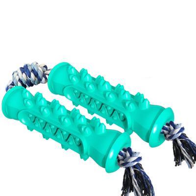 China Viable Double Dog Toothbrush Sharp Toys With Sharp Cotton Rope Are Used For Dog Tooth Cleaning And Care for sale