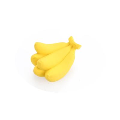 China 2021 viable new design banana looking dog latex squeaky toys fruit the new modeling series latex toys for sale