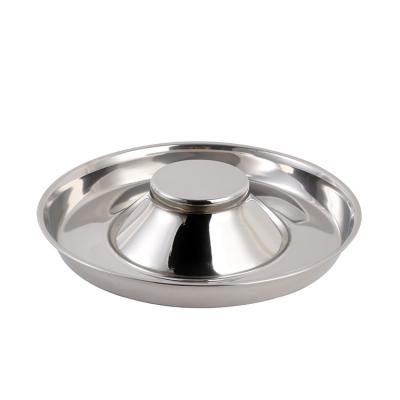 China 201 Stainless Steel Viable Dog Bowls for Food and Water Weaning Pet Feeder Feeder Bowl Water L Size for sale