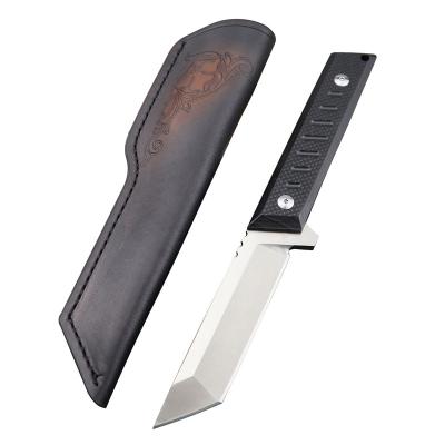 China Hunting Knife Survival Knife Blade EDC Tools Group of Ten Outdoor Service Tactical Fixed Handle for sale