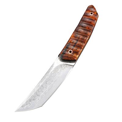 China VG10 Damascus Knife Camping Knife Survival Military Blade EDC Knife Steel Outdoor Service Tactical Fixed Tools for sale