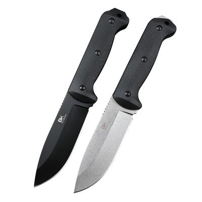 China Hunting knife Group of Ten handle tactical military knives hunting survival knives d2 blade camping service fixed knife for sale