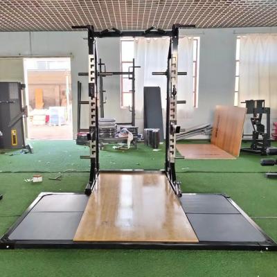 China Equipo de ejercicios para gimnasio con pesas libres, cuclillas, bastidores de energía y equipo de fitness SD-022 para gimnasio en venta