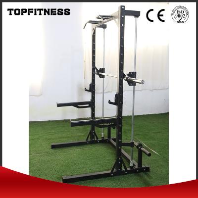 China 3 mm tube dikte volwassenen eenvoudige squat rack voor commerciële fitnessapparatuur Te koop