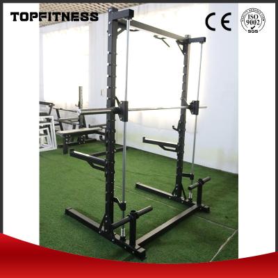 China Eenvoudig squat rack voor commerciële fitnessapparatuur stalen logo aangepast logo Te koop