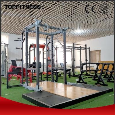 China Adult Unisex Gym Equipment Fitness Equipment Multifunctional Smith Machine Squat Rack for sale