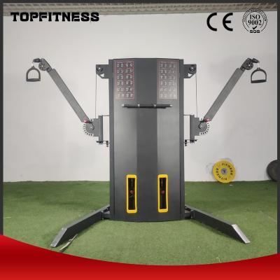 China CE Certified Dual Cablecross Multi Functional Trainer 260kg Net Weight Free Motion for sale