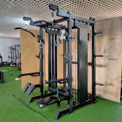 China Multi-Functional Cable Crossover Smith Machine for Gym Popular Style Fitness Equipment for sale