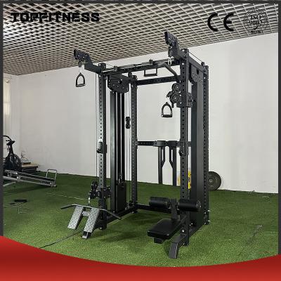 China Workout 3D Smith Machine Rubber Bumper Plate Curve Treadmill with 410kg Gross Weight for sale