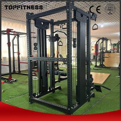 Chine Station multifonctionnelle machine à câbles de fitness unisexe avec 75*75*3 mm de taille de colonne à vendre