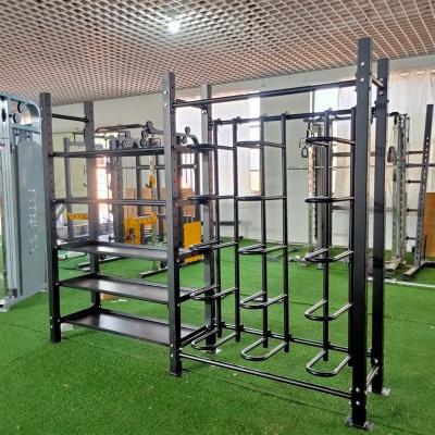 China Unfolded Gym Fitness Equipment Hammer Strength Power Rack for Fitness Tool Management for sale