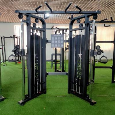 Cina Fonte di alimentazione manuale Cable Cross Machine Pulley doppia regolabile per fitness Gym Machine in vendita