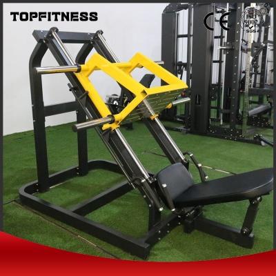 China Ldh Fitness 45 Degree Plate Loading Pin Load Leg Press Machine for Home Gym Equipment for sale